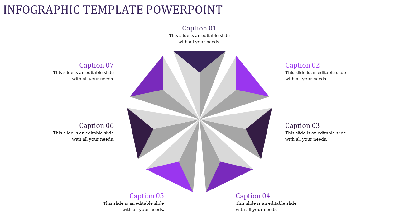 Use Zero Amazing Infographic PowerPoint Template Set Slide